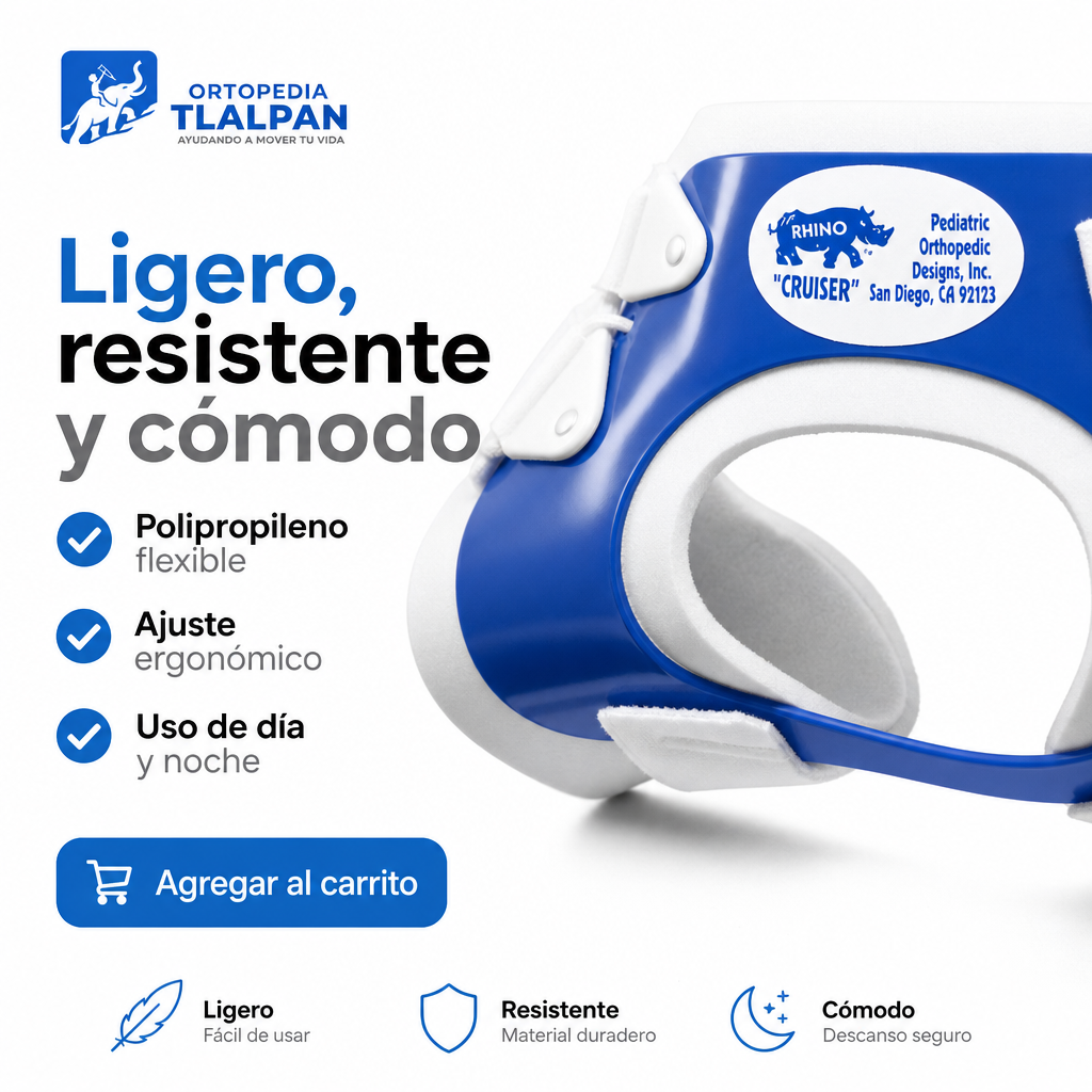 Abductor de Cadera Rhino para Niños | Férula para Displasia de Cadera Ligera y Ajustable