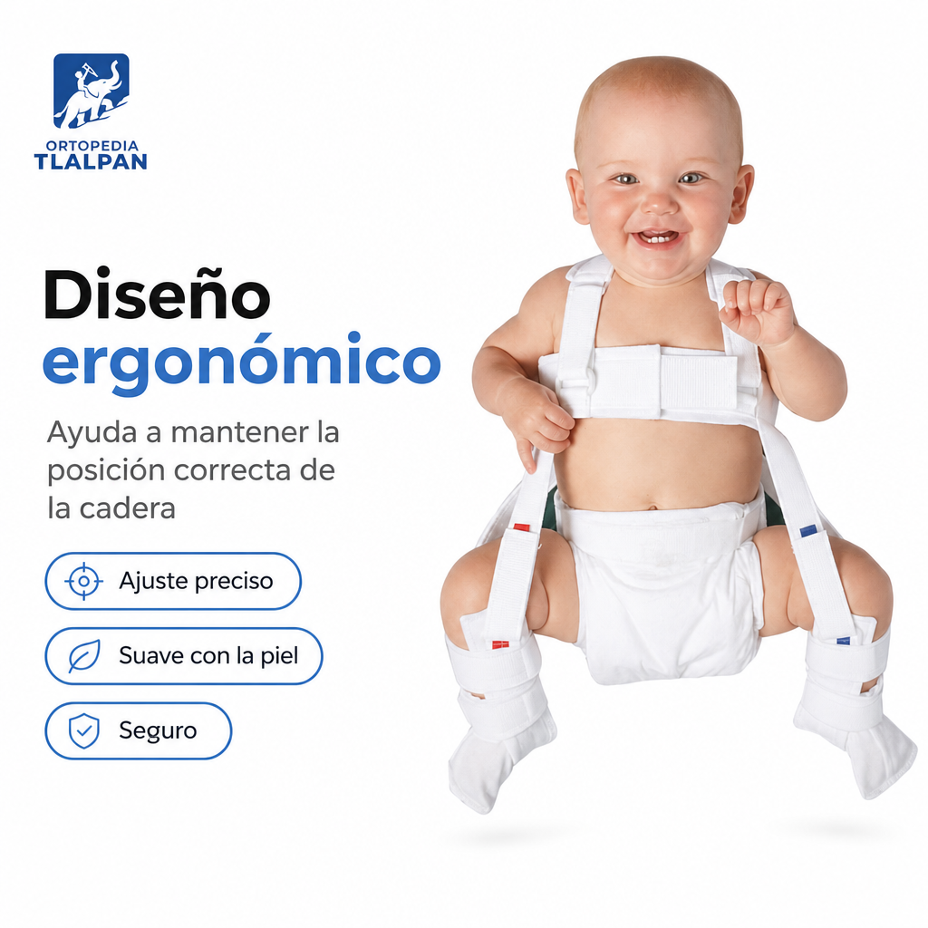 Arnés de Pavlik Wheaton™ Original | Ortesis Displasia de Cadera en Bebés