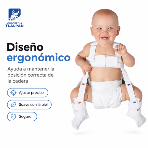 Arnés de Pavlik Wheaton™ Original | Ortesis Premium para Displasia de Cadera en Bebés (Alta Calidad Médica)