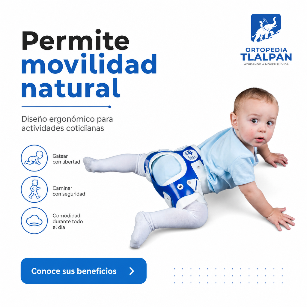 Abductor de Cadera Rhino para Niños | Férula para Displasia de Cadera Ligera y Ajustable