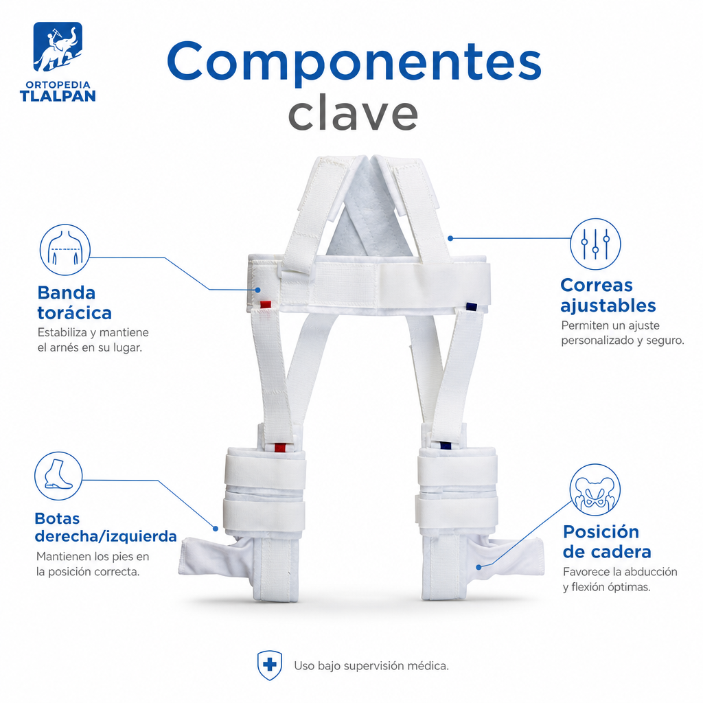 Arnés de Pavlik Wheaton™ Original | Ortesis Displasia de Cadera en Bebés