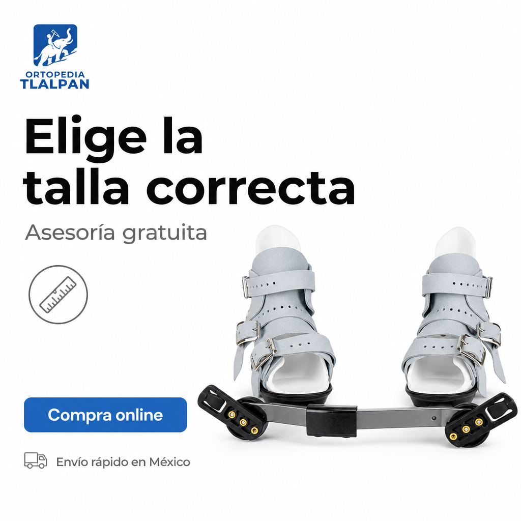 Kit completo Férulas Ponseti con Barra para Pie Equinovaro | Con Barra de Abducción Ortopédica