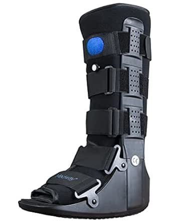 Bota Walker Neumática Larga Ortopédica para Tobillo y Pie con Soporte Ajustable