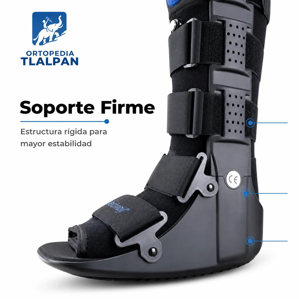 Bota Walker Neumática Corta Ortopédica para Tobillo y Pie con Ajuste Seguro