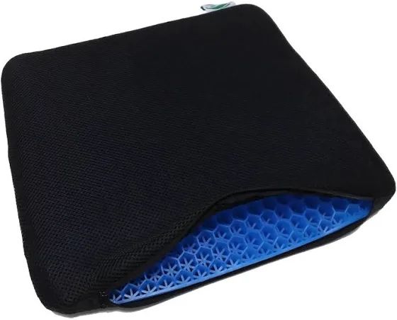 Cojín Ortopédico de Gel Ergonómico para Silla | Soporte para Espalda y Columna