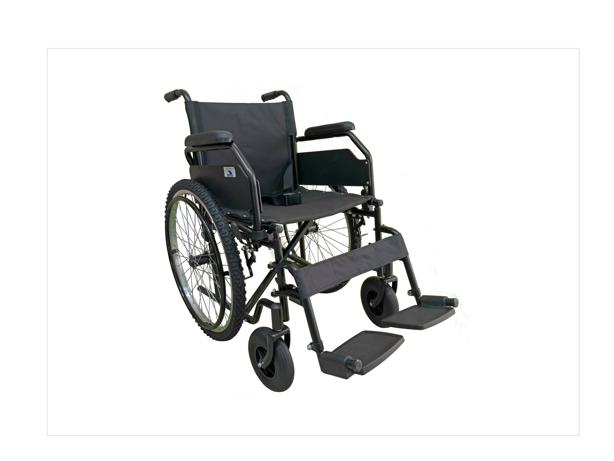 Silla de ruedas Todo terreno Elefante | Silla de ruedas de acero resistente con Ruedas Neumáticas 24" para uso diario hasta 110kg
